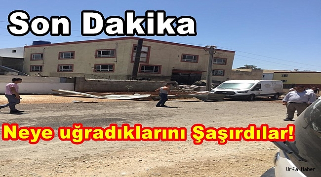 Urfa'da Korkutan Patlama
