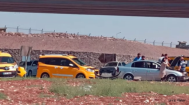 Urfa'da maddi hasarlı kaza