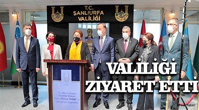 Bakan Yanık Şanlıurfa'da