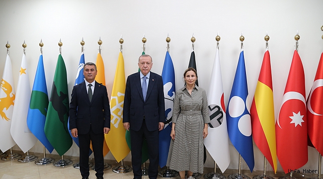 Cumhurbaşkanı Recep Tayyip Erdoğan, Gölbaşı Belediye Başkanı Ramazan Şimşek'i Ziyaret Etti.