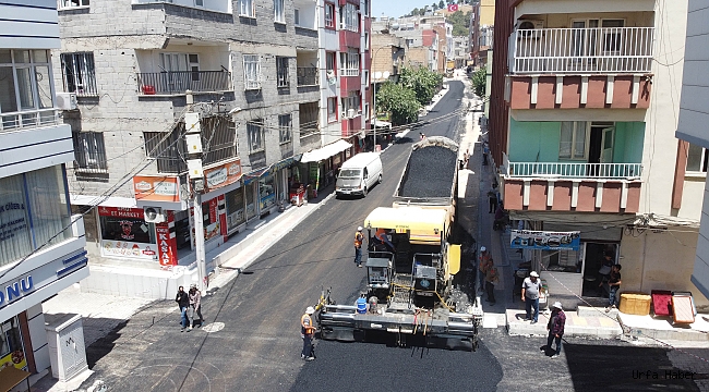 Haliliye Belediyesi, Asfalt Atağını Bağlarbaşı’nda Sürdürüyor