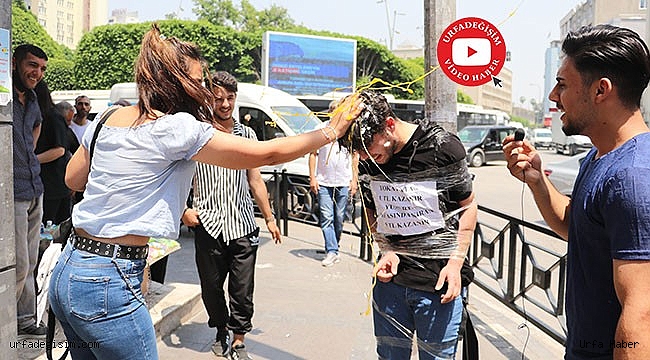 Parayla tokat attırıp, kafasında yumurta kırdırttı