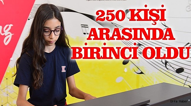 Şanlıurfalı Elif Kanada Piyano Yarışmasında Birinci Oldu!