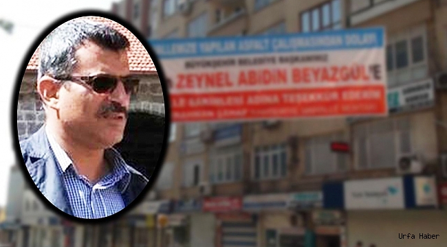 Urfa'da sert eleştiri: Muhtarlar şu pankartları peşin peşin assınlar!