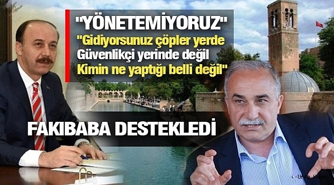 Vali Erin  ''Yönetemiyoruz''
