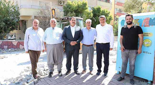 Başkan Canpolat Parke Çalışmalarını İnceledi