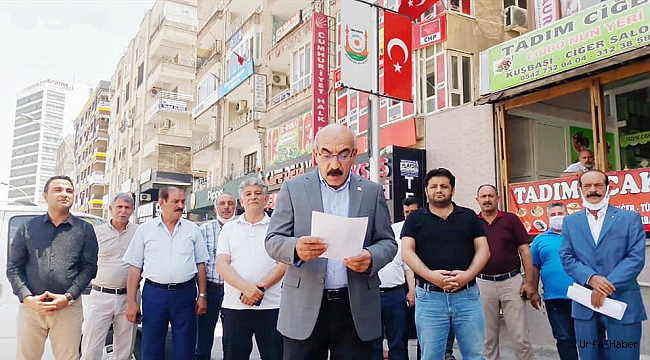 CHP Şanlıurfa İl Başkanlığı’ndan Basın Açıklaması