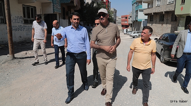 Eyyübiye Belediyesi, Huzur Sokakta da Asfalt Serimine Başlıyor