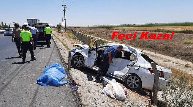 TIR'ın çarptığı otomobildeki baba ve kızı öldü