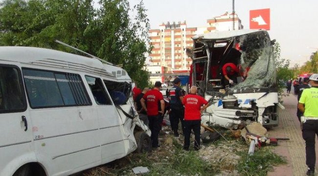 Son dakika: Mersin'de otobüs kazası! Çok sayıda yaralı var