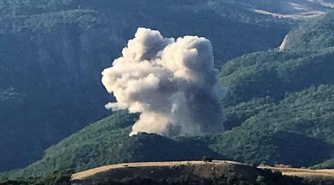 Tunceli'de ormanı ateşe veren PKK'lılara operasyon: 1 terörist öldürüldü