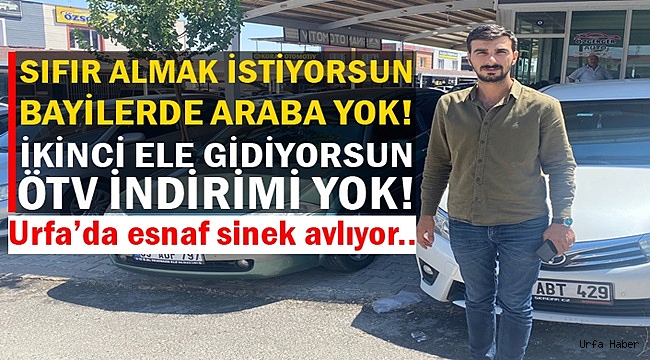Urfa'da esnaf dertli...