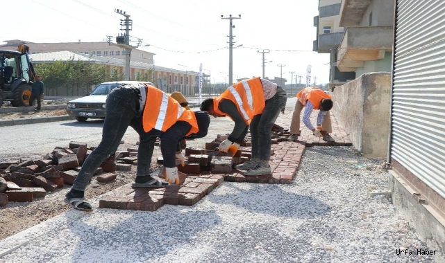 Büyükşehir'den Akçakale'de Üst Yapı Çalışmaları