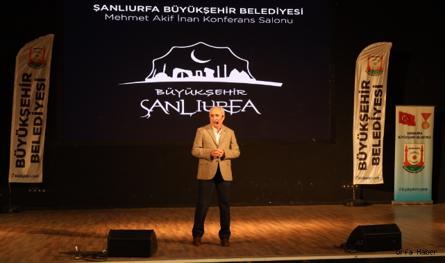 Şair Nurullah Genç’ten Urfalılara konferans