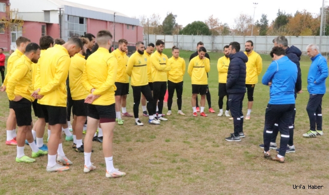 Şanlıurfaspor Bandırma maçı öncesi hazırlıklara devam ediyor