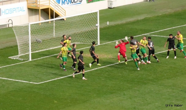 Şanlıurfaspor ile Akhisarspor  maçında beraberlik