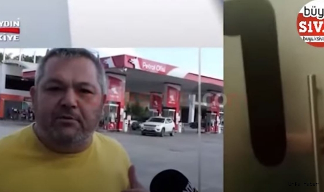 Benzinlikte bulunan tuvalete "Kıçımız açıkta" isyanı