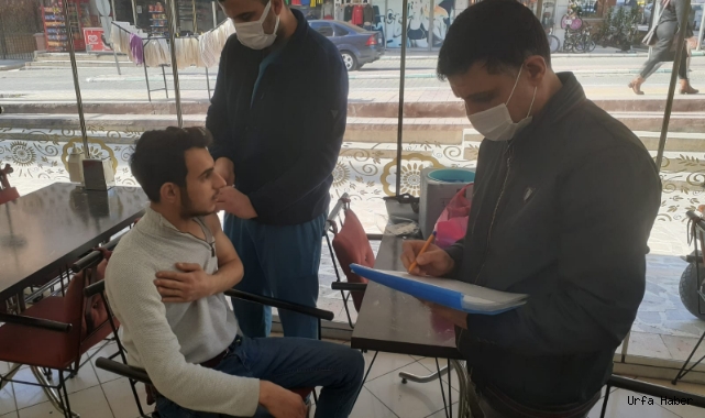 Şanlıurfa Haliliye de esnafa Aşı yapıldı