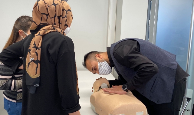 Urfa’da çağrı merkezi personeline ilk yardım eğitimi verildi