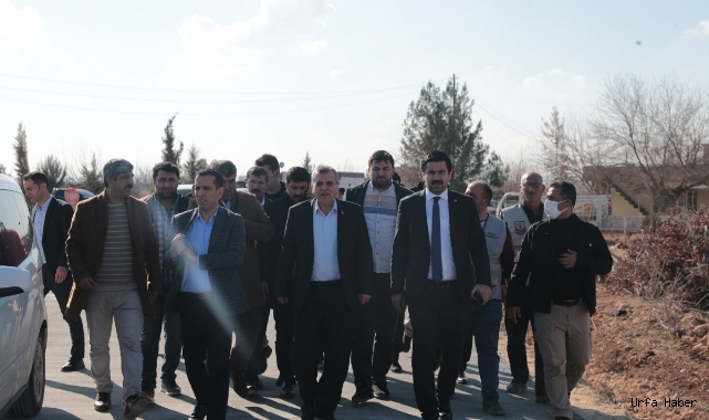 Başkan Beyazgül Suruç'ta çalışmaları yerinde inceledi
