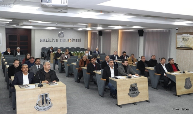 Haliliye Belediyesi meclis toplantısı yapıldı