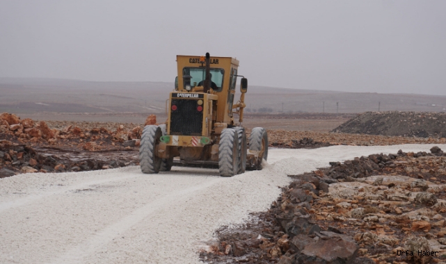 Haliliye kırsalında yol çalışması!