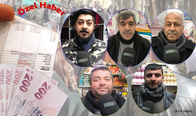Urfa'da cep yakan elektrik faturalarına vatandaştan tepki!