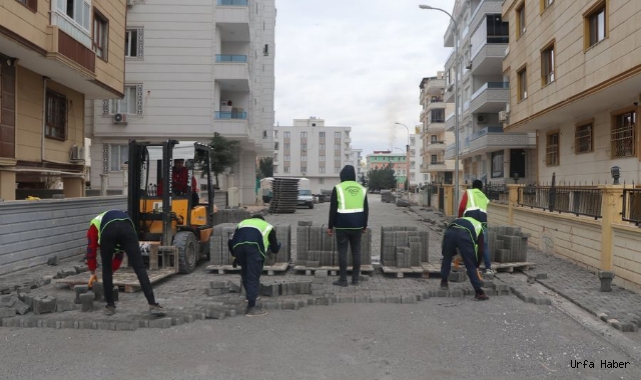 Viranşehir'de sokaklar modern görünüme sahip oluyor