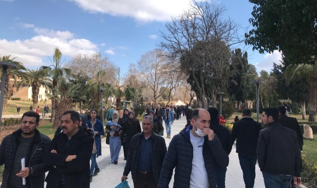 Balıklıgöl ziyaretçi akınına uğradı