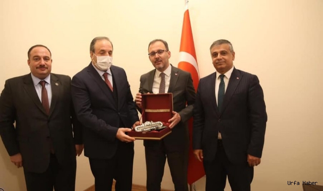 Ekinci, Bakan Kasapoğlu ile görüştü