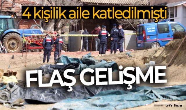 4 kişilik aile katliamında gözaltına alınan 2 şüpheliden 1'i tutuklandı