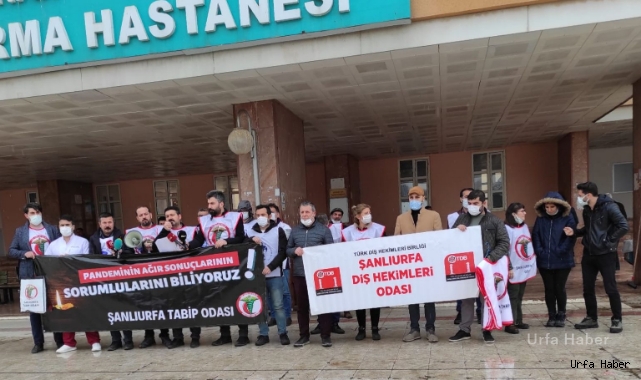 Şanlıurfa Tabip Odasından açıklama: Sorumluları biliyoruz!