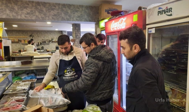 Urfa’nın ilçesinde balık tezgahları denetlendi