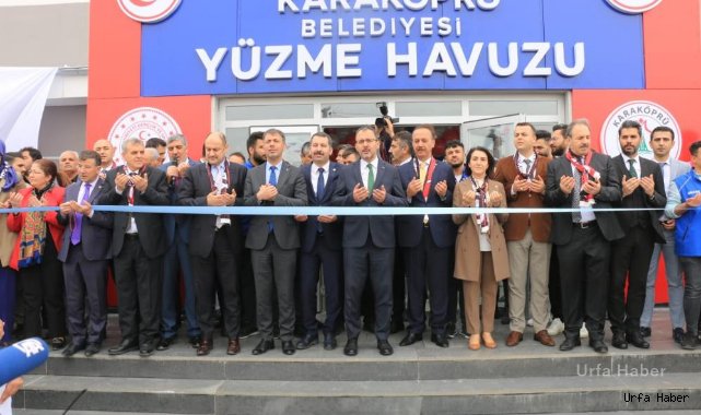 Bakan Kasapoğlu, Şanlıurfa'da açılış yaptı