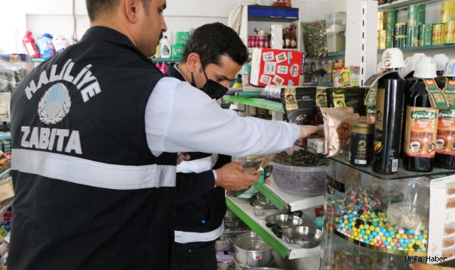Haliliye’de 250 ürün imha edildi