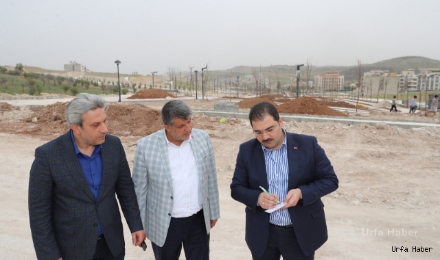 Haliliye’deki Millet Bahçesi projesinde son aşamaya gelindi!