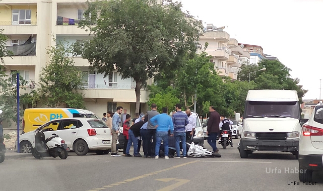 Şanlıurfa’da hatalı sollama kaza getirdi