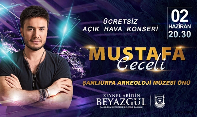 Şanlıurfa'da Mustafa Ceceli konseri