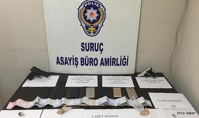 Şanlıurfa’da uyuşturucu operasyonu