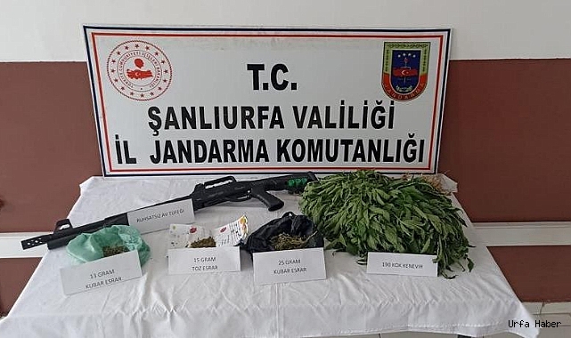 Suruç’ta uyuşturucu operasyonu