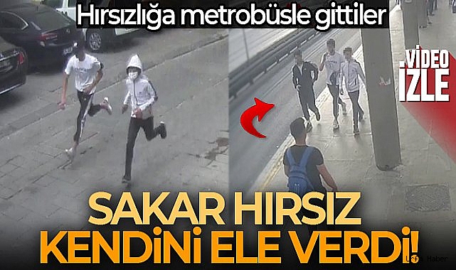 Metrobüsle hırsızlığa gittiler: Şüphelilerden biri kaçarken cüzdanını düşürdü