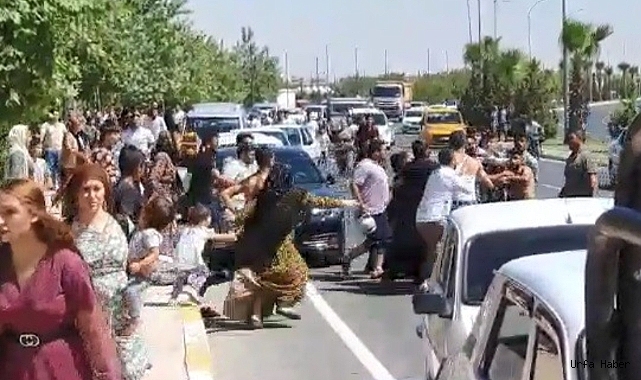 Piknikte yer kavgası kamerada