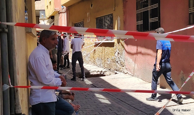 Urfa'da Çöken yolda Roma Dönemi'ne ait tünel ortaya çıktı