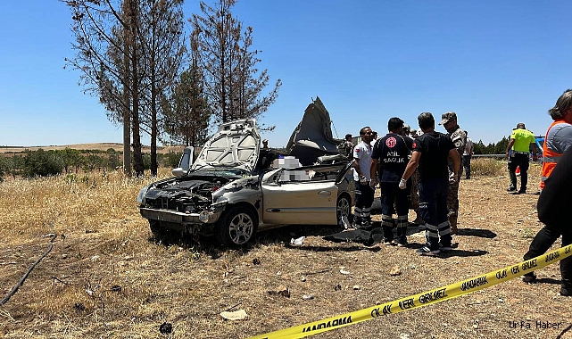 ÖZEL HAREKAT POLİSİ KAZADA HAYATINI KAYBETTİ, EŞİ İSE YARALANDI