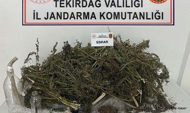 Tekirdağ’da 3 kilo uyuşturucu ele geçirildi