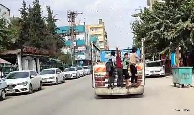 ÇOCUKLARIN TEHLİKELİ YOLCULUĞU KAMERADA