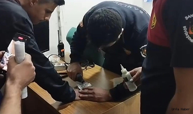 İTFAİYEDEN YÜZÜK OPERASYONU