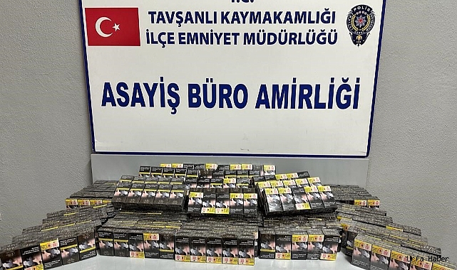 Kargo kolisinden 11 bin 400 adet kaçak sigara çıktı