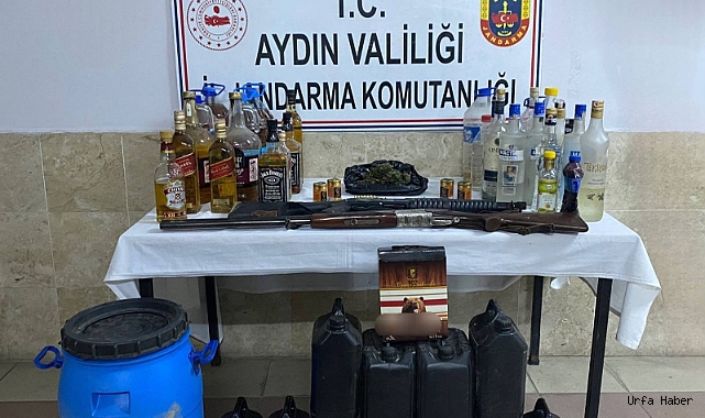 Nazilli’de sahte alkol operasyonu