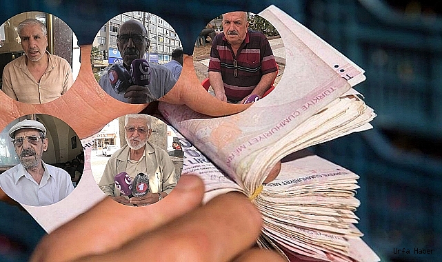 URFALI EMEKLİLER, 5 BİN LİRALIK 'İKRAMİYEYE' İSYAN ETTİ: DİLENCİ DEĞİLİZ!